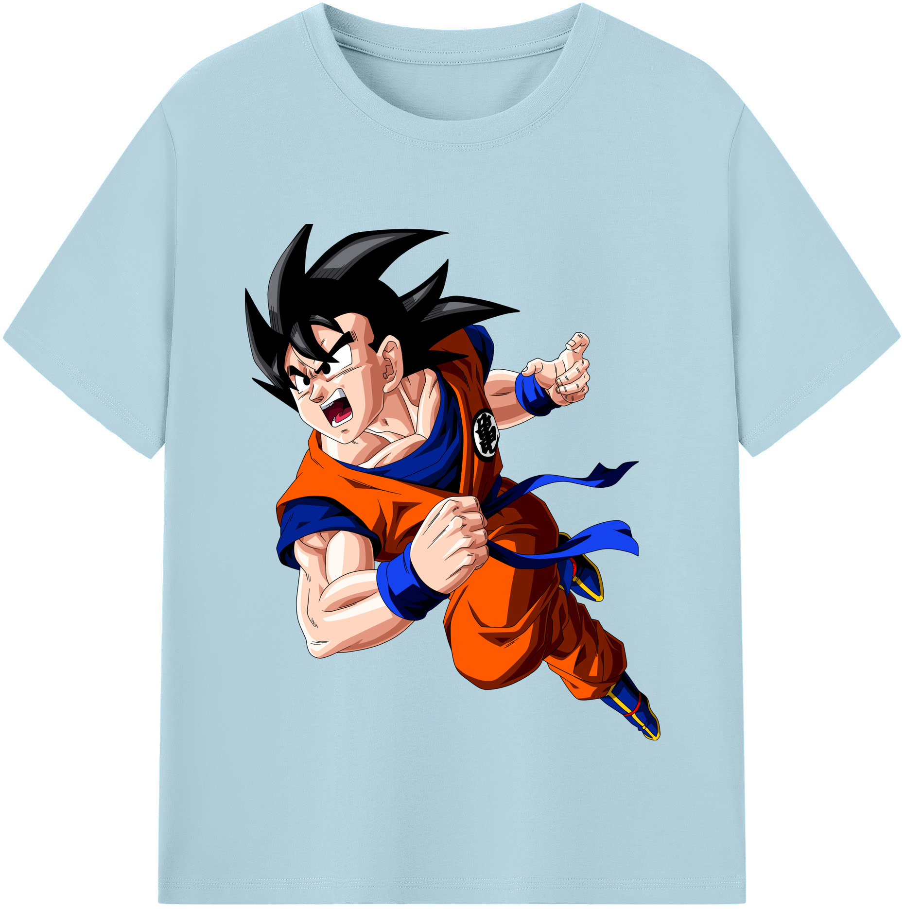 （画像用） ドラゴンボール 孫悟空（そん ごくう）Son Goku カカロット DRAGON BALL Kakarotto 綿100％半袖Tシャツ（フロントプリント）